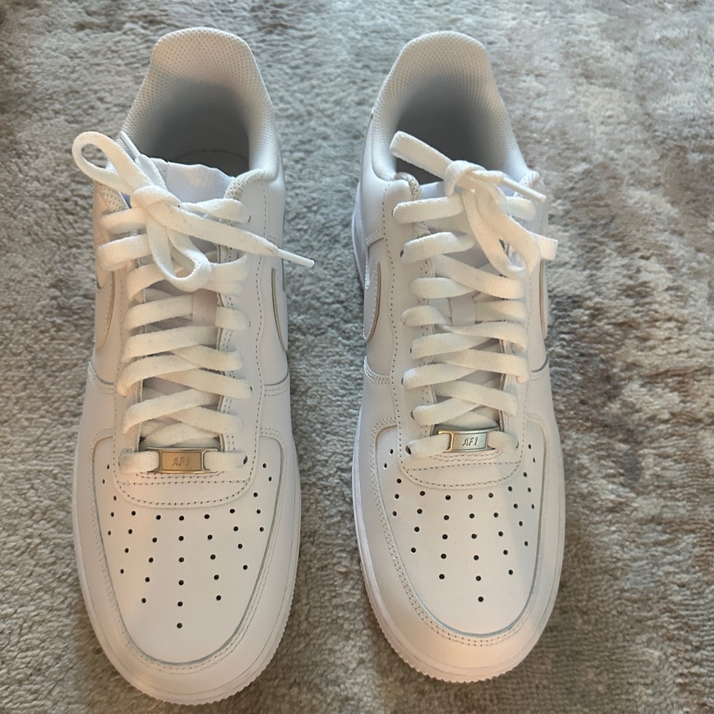 Nike Air Force 1 White Athletic Shoes